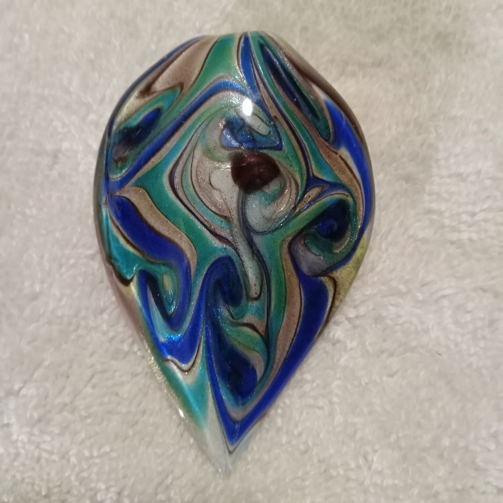 GLASS ART PENDANT 3"